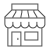 Business storefront icon